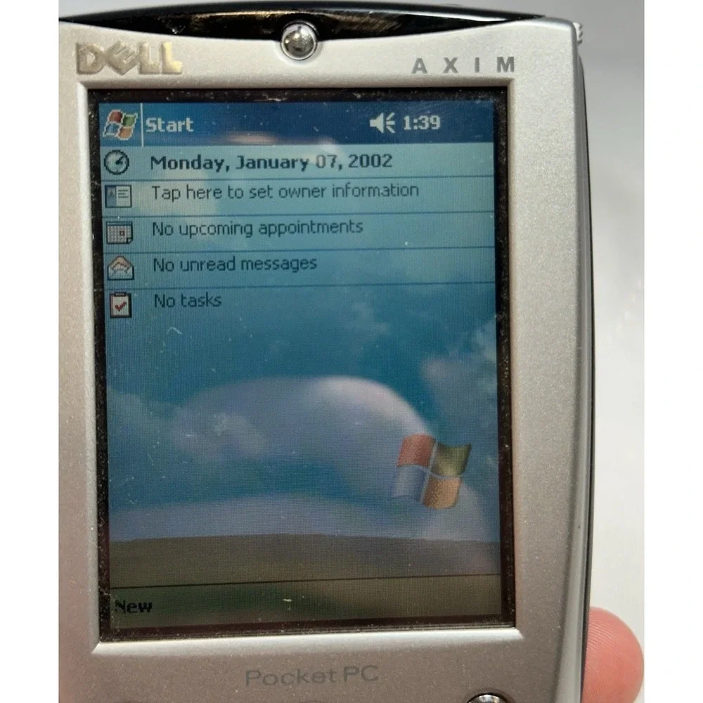 Dell Axim X5 Pocket PC PDA Touchscreen w/ Dock, Charger, Batteries, Case